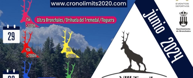 VIII Trail Bronchales cartel presentacion
