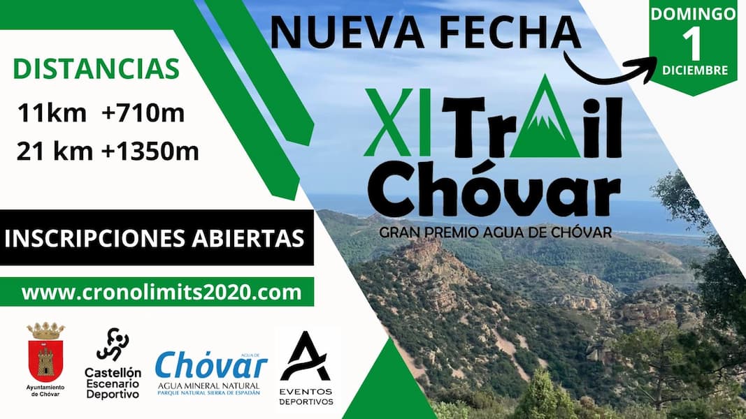 inscríbete al XI Trail Chóvar