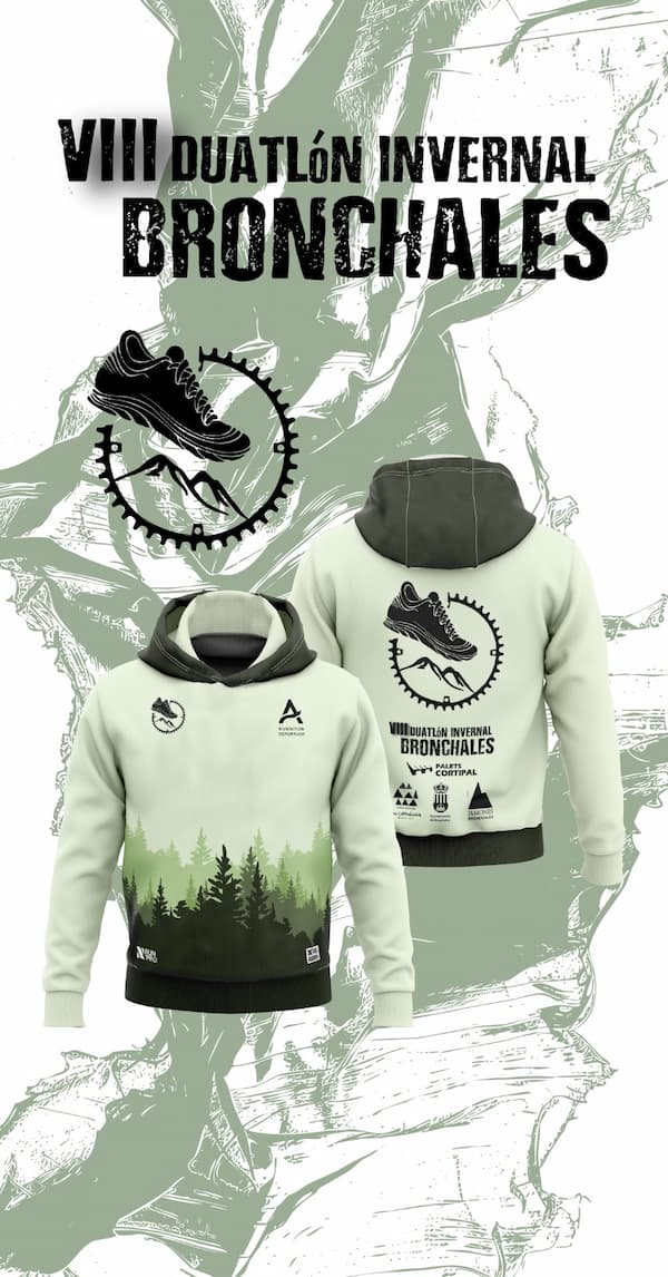 Sudadera para el VIII duatlon invernal de Bronchales Sudadera para el VIII duatlon invernal de Bronchales